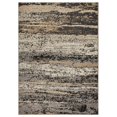 thumbnail image 1 of 5 x 7 ft. Beige & Black Abstract Desert Area Rug, 1 of 1