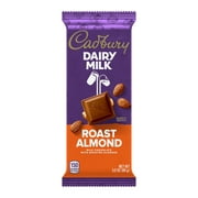 Cadbury Dairy Milk Roast Almond Milk Chocolate Candy, Bar 3.5 oz
