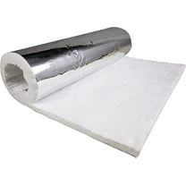 Simond Store Aluminium Foil Faced Ceramic Fiber Blanket 6# Density, 2300F, 1/2" x 24" x 36" for Insulation of Chimney & Exhaust Duct Projector Screens