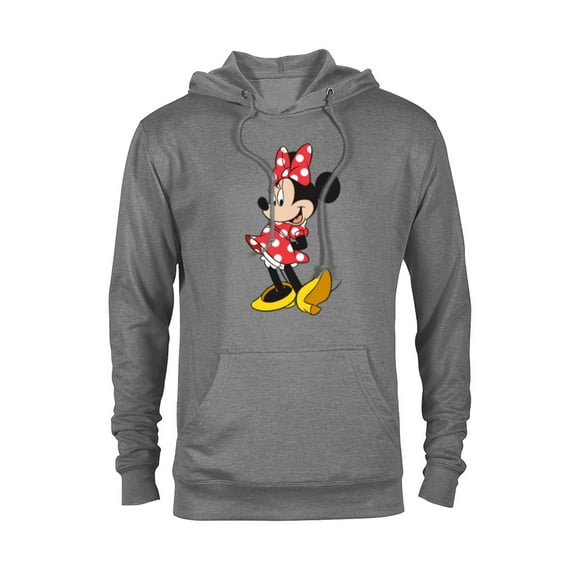 Disney Minnie Mouse Classic Polka Dot Pose - Pullover Hoodie for Adults - Customized-Athletic Heather
