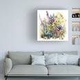 thumbnail image 3 of Canvas Wall Art - Ray Heere 'Watercolor Wildflowers 16' Wall Art for Living Room, Bedroom, or Office Décor by Trademark Fine Art - 24 x 24 Inches, 3 of 4