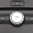 thumbnail image 6 of 2X Car Console Volume Multimedia Switch Button Cover Trim for W204 C180 E260 ML350 GLK200 Interior Accessories, 6 of 6