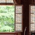 thumbnail image 5 of Película para ventana de privacidad, película para vidriera, película de vidrio esmerilado no adhesiva, ventana adhesiva estática decorativa, 5 of 5