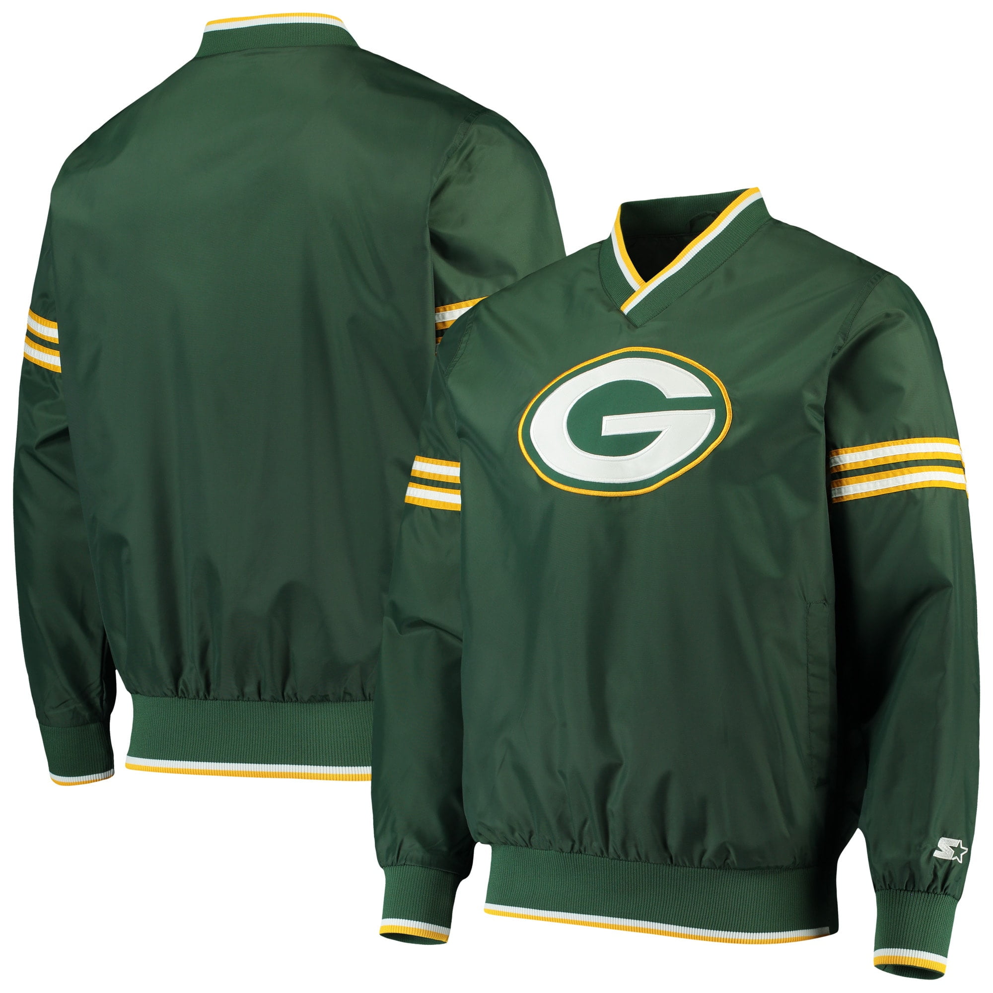 Green Bay Packers Starter Gameday Trainer Pullover Sweatshirt - Green ...