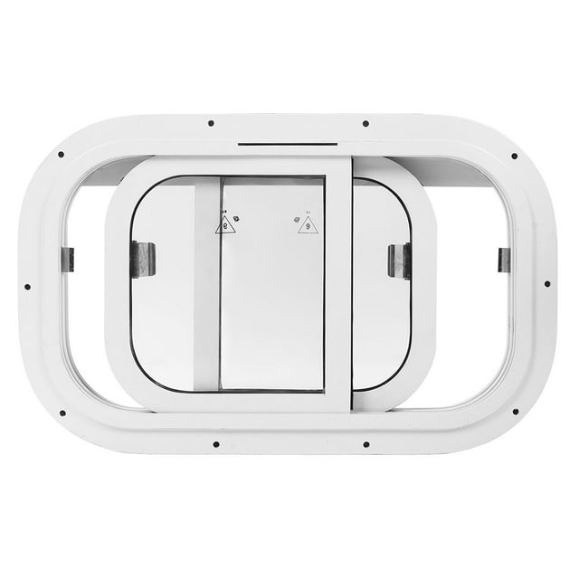 Ventana corrediza marina, ventana marina de 500 x 300 mm, ventana marina redondeada, ventana para barco, funcionalidad de alta precisión