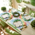 thumbnail image 6 of Lucky St. Patrick's Day Placemats Set of 6, Clovers Gnomes Rainbows Table Mats Washable Heat-Insulation Non-Slip Place Mats for Kitchen Dinner Table Indoor Outdoor Decor,13x19 Inch White, 6 of 9