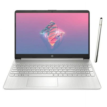 HP New 15.6 Inch Full HD Touchscreen Laptop, AMD 8-Core Ryzen 7 5700U(Beat i7-10710U), WiFi 6, W/Stylus Pen, 16GB DDR4 RAM, 1024GB PCIE SSD, Webcam, Bluetooth, Windows 10 PRO, Silver