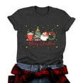 thumbnail image 5 of idosla Christmas Shirt Women Tis The Season Christmas Tree T Shirt Latte Coffee Graphic Xmas Holiday Tee Tops (Dark Gray, 3XL), 5 of 9
