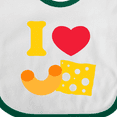 thumbnail image 4 of Inktastic I Heart Mac and Cheese Boys or Girls Baby Bib, 4 of 4