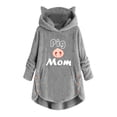 thumbnail image 2 of DPTALR Manteau Pull Mi-Long en Velours avec Poches pour Femmes, 2 of 5