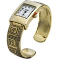 thumbnail image 4 of Blekon Collections Quartz 21mm Rectangle Concho Cuff Bangle Watch, 4 of 5