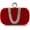 Red, variant on Women Velvet Evening Bag Sparkly Rhinestone Clutch Bag Bridal Wedding Purse Charming Glittering Handbag