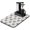 Tribal C, variant on Minimalist Rooster Coffee Maker Mat - Modern Absorbent Drying Mat for Coffee Station