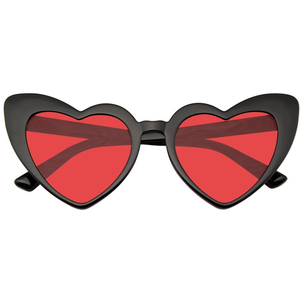 black heart cat eye sunglasses