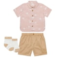 thumbnail image 1 of PL Baby Ensemble 3 Pcs : Haut, Short + Chaussettes Tissées, 1 of 4