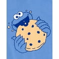 thumbnail image 3 of Sesame Street Cookie Monster Hooded Cosplay Romper Newborn to Little Kid, 3 of 5