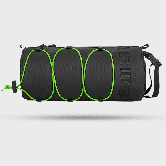 Bike Bag Handlebar Bag Waterproof Bikepacking Frame Bag Easily Removable-Green