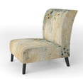 thumbnail image 3 of Designart "Contemplative "I ll Take It Under Consideration" V III" Brown Consideration Upholstered Accent Chair - Modern Arm Chair For Bedroom, 3 of 5