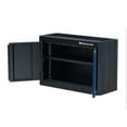 thumbnail image 5 of Montezuma Garage Tool Storage System 30.5 x 12" Locking 2 Door Wall Cabinet, Black Finish, 5 of 9