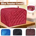 thumbnail image 1 of EcoNesxp Slice Toaster 2 Piece Set Toaster Cover Universal Size Microwave Dust Cover Women Gift Set Toaster Cover Quilted Toaster Cover Fits Most Standard 2 Slice Toasters, 1 of 2