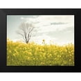 thumbnail image 2 of Aledanda 14x12 Black Modern Framed Museum Art Print Titled - Yellow Meadow, 2 of 5