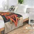 thumbnail image 5 of Blanket Rustic Southwest Red Brown Abstract Throw Blankets for Bed Vintage Southwest American Flannel Blanket Warm Plush Home Decor for Bed Couch Chair Living Room Birthday Gift 40"x50", 5 of 6