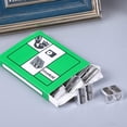 thumbnail image 2 of Magnesium Pencil Sharpener Survival, Hand Held Pencil Sharpener, Metal Pencil Sharpener Magnesium, 2-Hole Pencil Sharpener Magnesium Alloy Wedge Profile, Magnesium Alloy Pencil Sharpener, 2 of 3