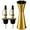 Gold, variant on JTCAREERS Jigger for Bartending, Japanese Professional Cocktail Jigger, Jigger 2 OZ 1 OZ with Measurements Inside, Premium 304 Stainless Steel (Silver, 1 Jigger+ 2 Pourers)