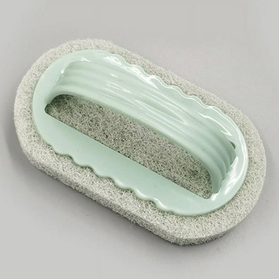PATLOLLAV Kitchen Sponge Cleaning Sponge with Plastic Handle,All Purpose Brush Scrubber for Dishes,Non-Stick Pans,Bathroom,Tile and Floor 3 Colors to Choose