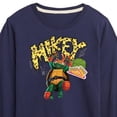 thumbnail image 3 of Teenage Mutant Ninja Turtles: Mutant Mayhem - Michelangelo AKA Mikey - Pizza Rules - Toddler And Youth Long Sleeve Graphic T-Shirt, 3 of 5