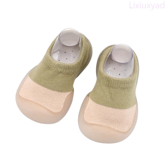 Lixiuxyad Baby Girl Shoes Rubber Sole Non Indoor Slipper Girls First Walking Floor Shoes With Cute Bows Baby Shoes Sneakers School Shoes Sizes 4.5(Toddler 3-6 Months)