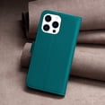 thumbnail image 6 of Feishell Wallet Case for iPhone 16 Pro Max, Wallet Flip Case [Kickstand] with RFID Blocking Card Holders [Shockproof] High Qulity PU Leather Magnetic Closure Case For iPhone 16 Pro Max, Green, 6 of 11