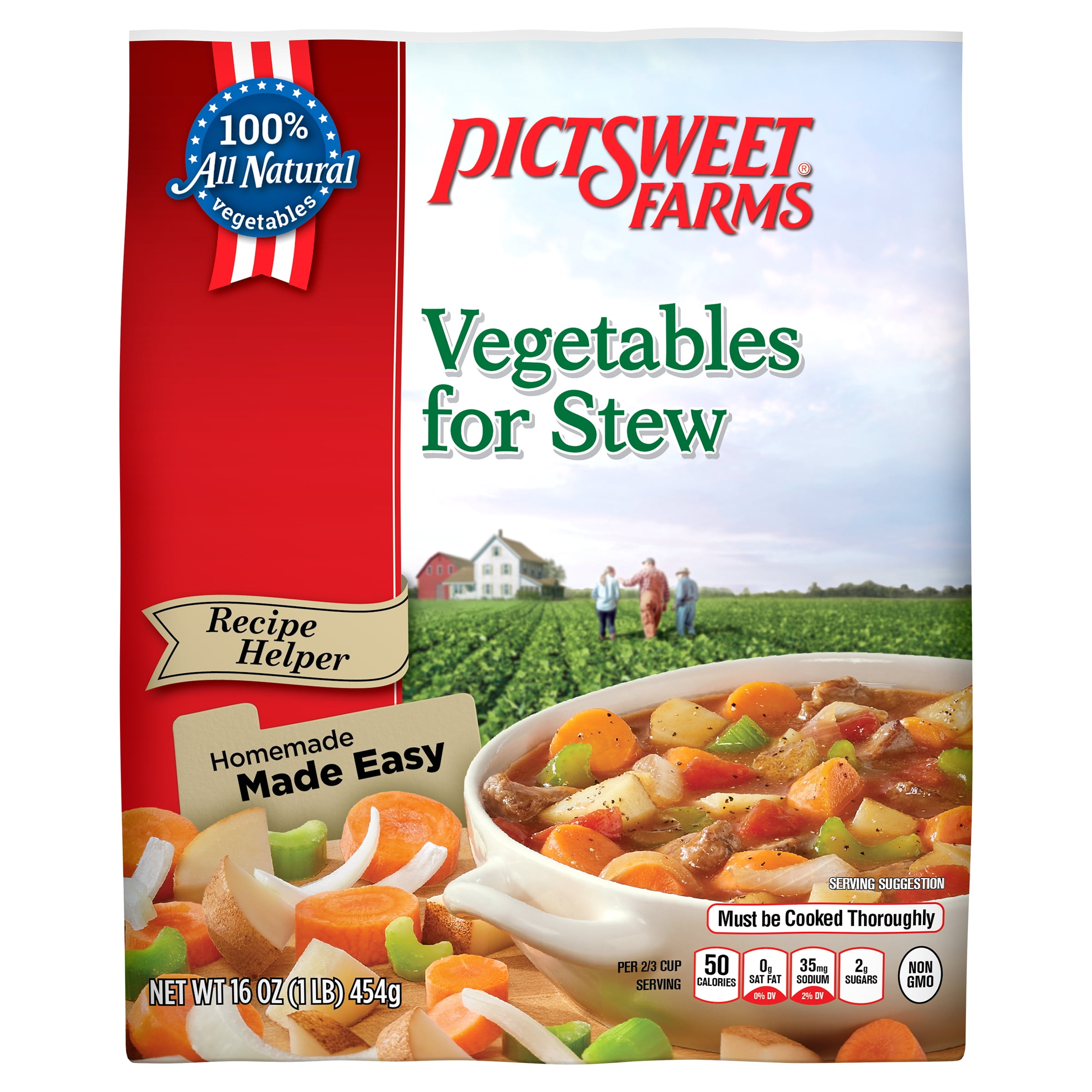 Pictsweet Farms Recipe Helper Vegetables For Stew Frozen 16 Oz 