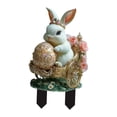 thumbnail image 3 of Estaca de jardín de Pascua, estaca de de Pascua, regalos, escultura de Animal, decoración de Pascua, conejos, señal de patio de Pascua para, 3 of 8