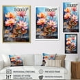 thumbnail image 4 of Designart "Expressive Vitality Of Lotus" Lotus Wall Art Prints, 4 of 7