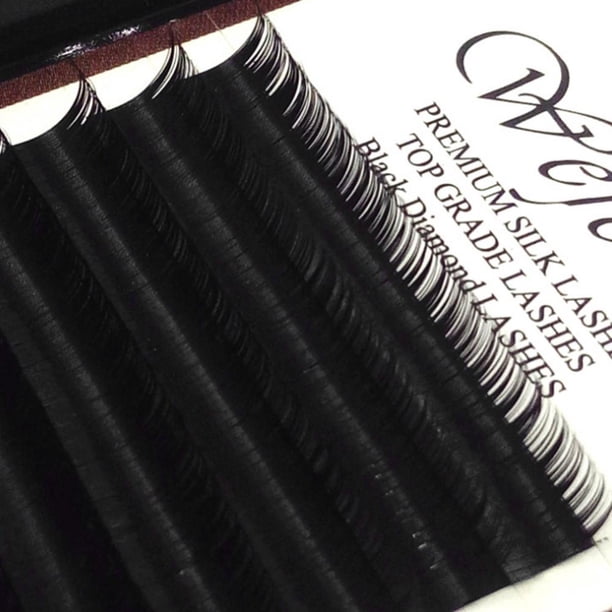 Fugacal Extensión de pesta?as postizas Pesta?as 3D naturales Pegamento de pesta?as postizas Extensión negra Extensión de pesta?as postizas Herramienta de maquillaje(10mm) Fugacal No se aplica