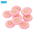 thumbnail image 3 of Uxcell 30mm Silicone Flower Beads, 10 Pcs Cute Colorful Soft Sunflower Focal Loose Space Bead, Pink Yellow, 3 of 6