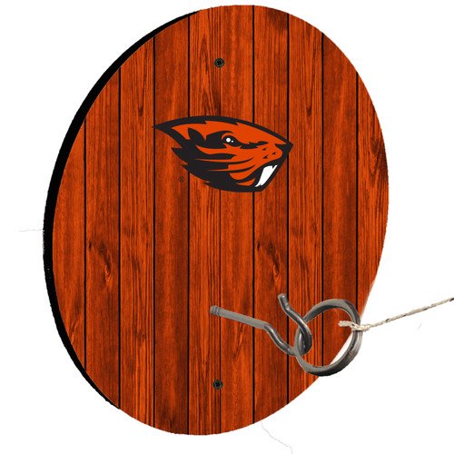 Oregon State University Orange Ring Toss Lawn Game