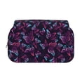 thumbnail image 2 of Disketp Purple Butterfly Estuche de Lápices de Doble Capa con Tapa Abatible y Cremallera, Organizador Escolar para Adolescentes y Adultos, 2 of 7