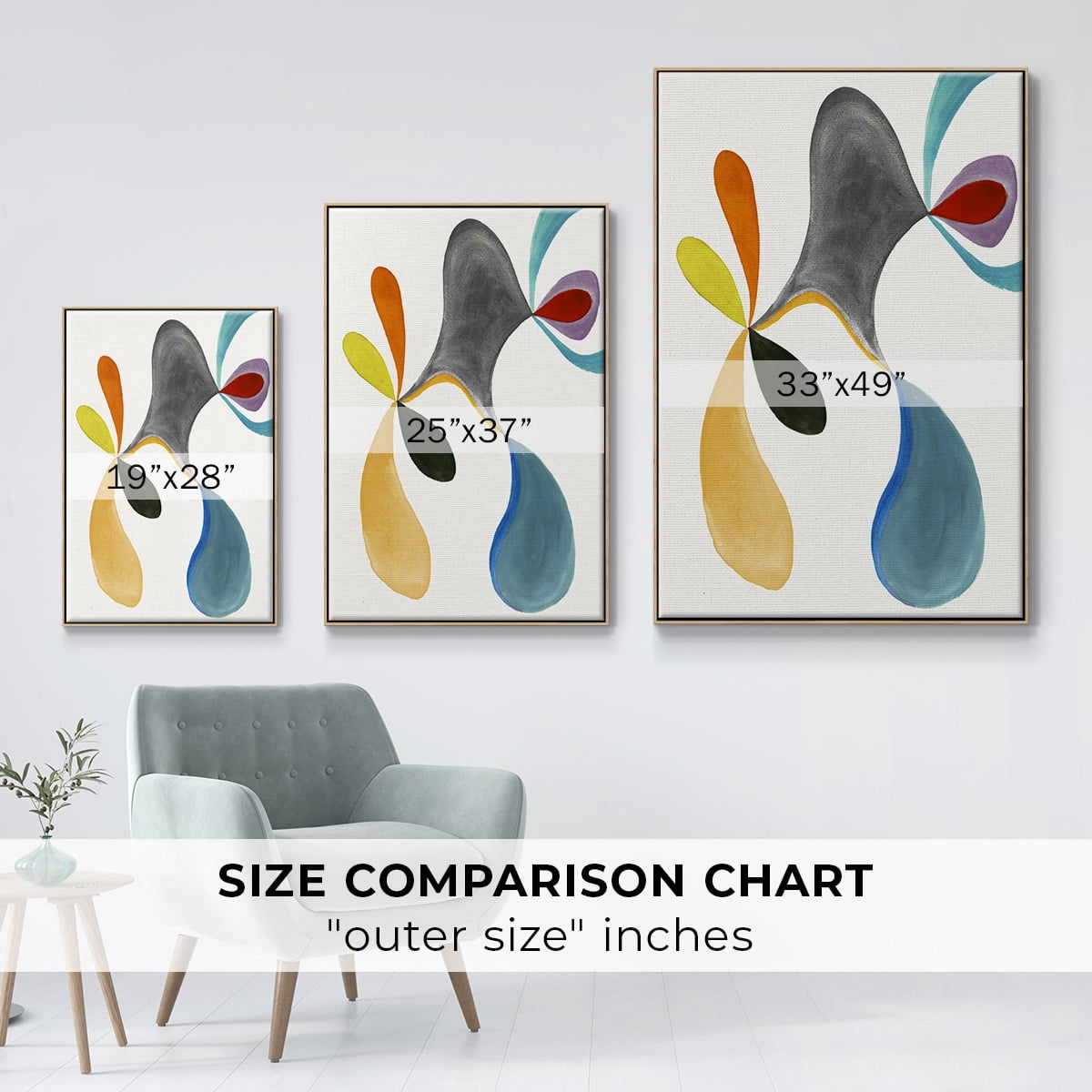 Magic Tricks I Framed Premium Gallery Wrapped Canvas - Ready to Hang - 25 x 37 - Natural Wood Floating Frame
