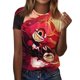 thumbnail image 2 of Hazbin Hotel Camiseta de Manga Corta con Cuello Redondo de Moda Casual para Mujer Dorado/3XL, 2 of 5