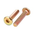 thumbnail image 2 of M6x30mm Flat Hex Socket  Metal Head Hexagon Furniture Bolts Connector Fastener 30pcs, 2 of 2
