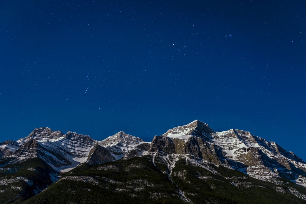 Moonlit Mountain An