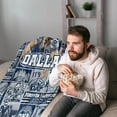 thumbnail image 6 of Football Gifts for Men Women, Football Football Fans Flannel Blanket, Football Gifts Ideas for Men Women Boys Kids Throw Blanket 60"x50", 6 of 6