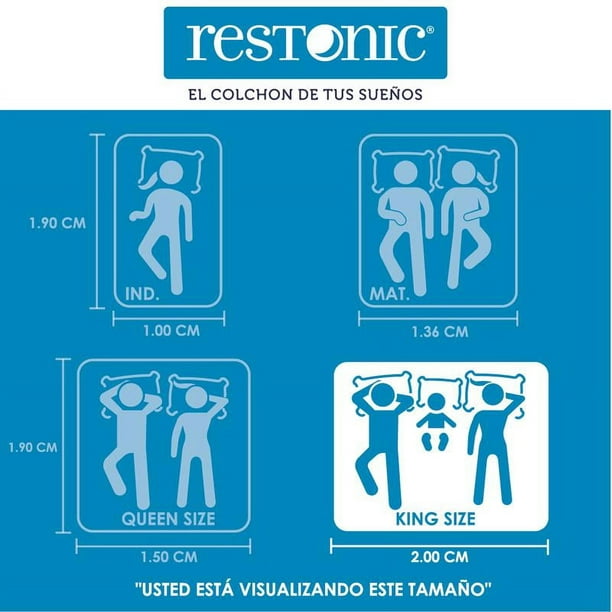 Colchon King Size Mar Almohada Sognare Sabana King Size Std Bodega Aurrera en linea