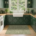 thumbnail image 3 of ATHOPE Floral 2x3 Area Rug, Machine Washable Rugs Soft Non Slip Low Pile Rugs for Living Room Bedroom Nursery Kitchen Dining Room Indoor, Small Floral Print Pattern Carpet, Sage Green, 3 of 8