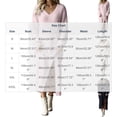 thumbnail image 3 of BRGZLK Winter Sweater Dresses for Women Trendy VNeck Solid Color Warm Cozy Casual Long Dress Button Down Side Slit Maxi Dress Pink M, 3 of 8