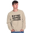 thumbnail image 5 of US Army Logo Hubby Defending Freedom Women Crewneck Sweatshirt Brisco Brands 3X, 5 of 6