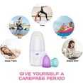 thumbnail image 5 of Menstrual Cup Steamer Sterilizer with 2 Reusable Period Cups, Menstrual Discs Cleaner Wash Kit for Women Feminine Hygiene Care, 5 of 7