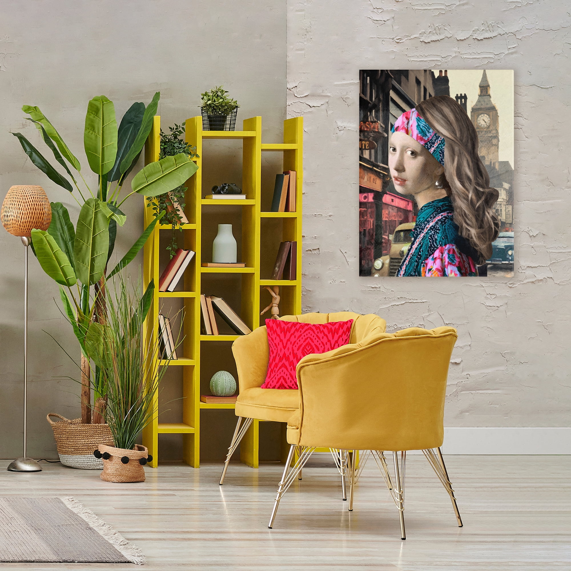 Carnaby Street Remix Painting Canvas Wall Art, design by Sasha